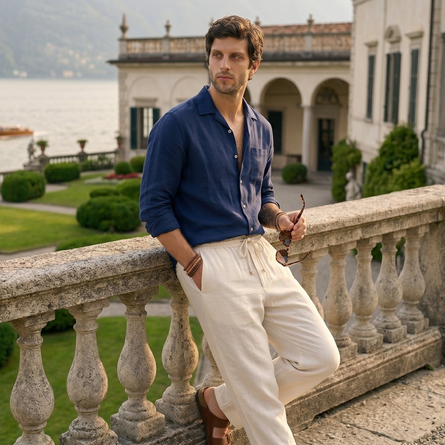 Old Money Combo Men | Navy + Off White