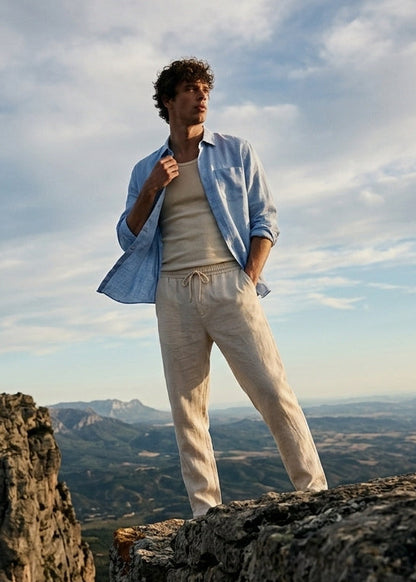 Linen Shirt and Trouser - Combo