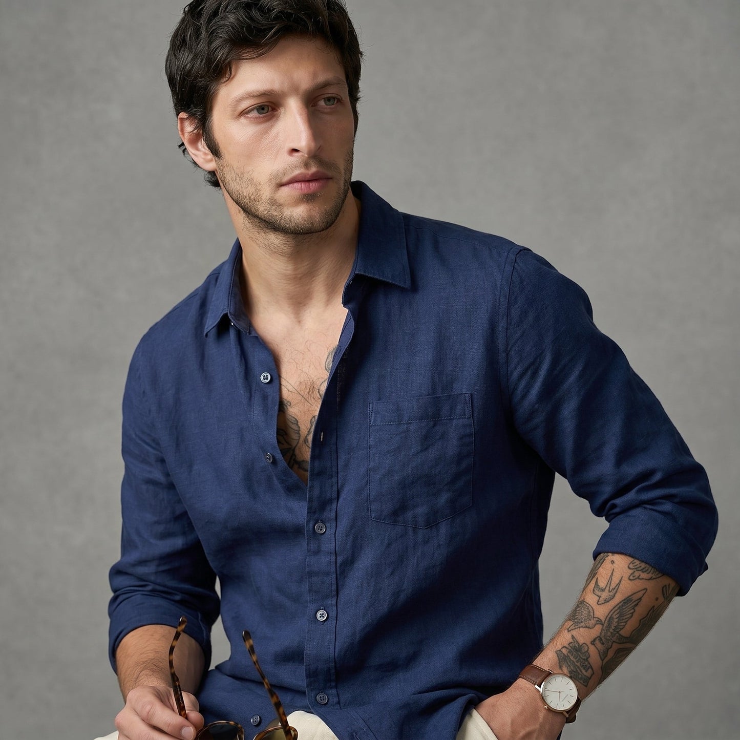 Old Money Combo Men | Navy + Off White